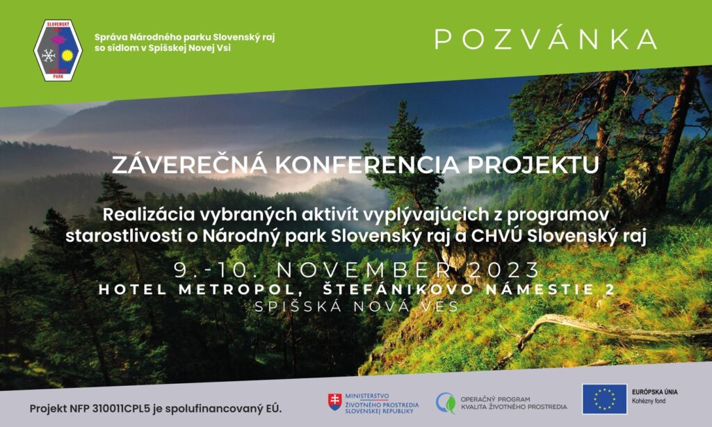 Konferencia - Správa NP Slovenský raj